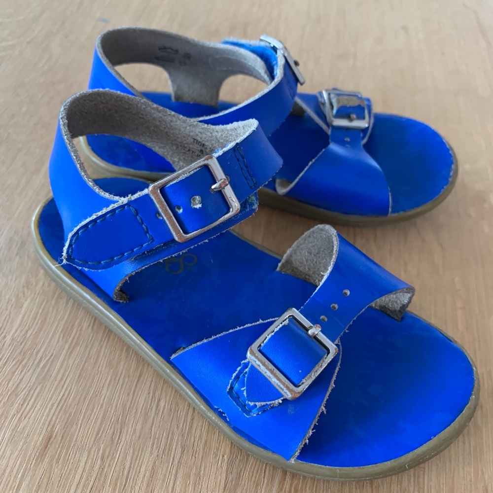 Footmates Tide sandals, blue, size 8